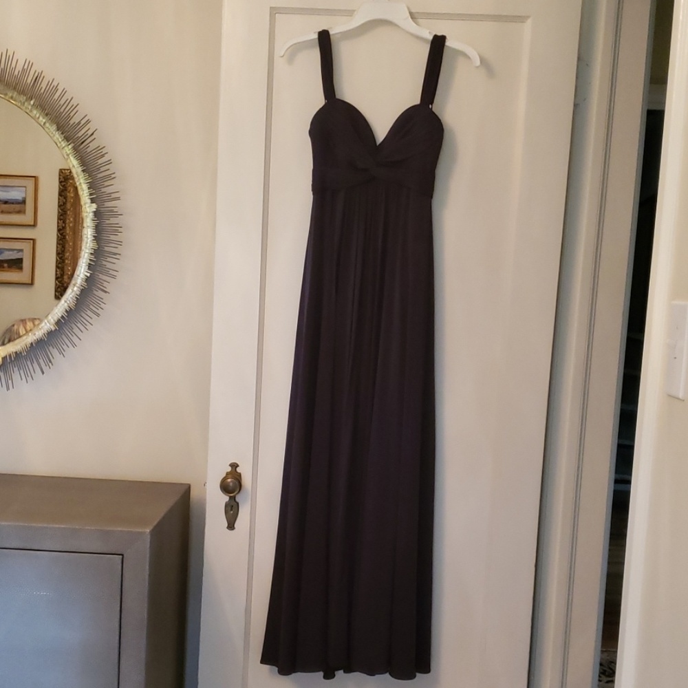 Long navy blue formal dress